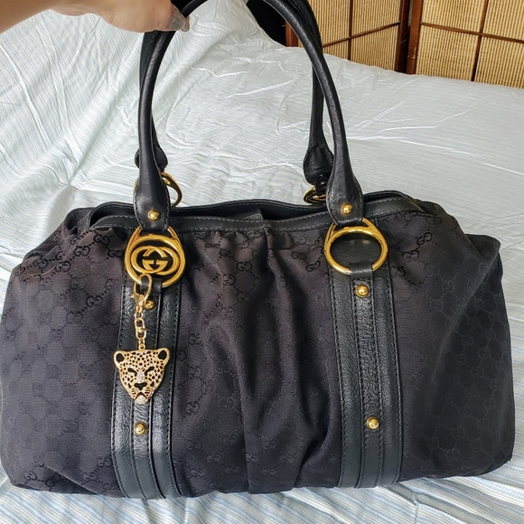 Gucci Handbags - GUCCI🍒AUTHENTIC  INTERLOCKING GG BOSTON